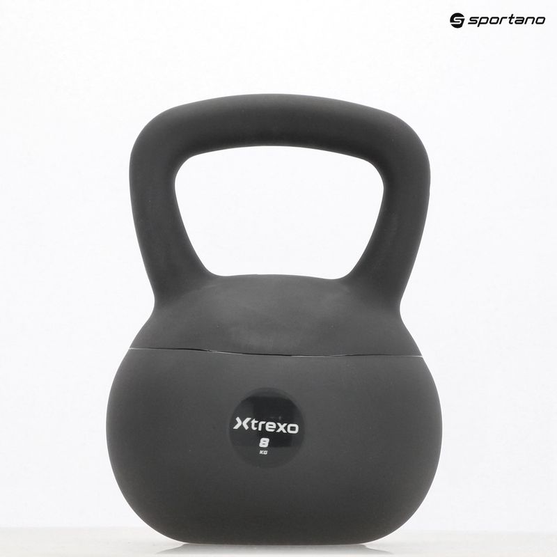 Minkštas kettlebell XTREXO 8 kg grey 9