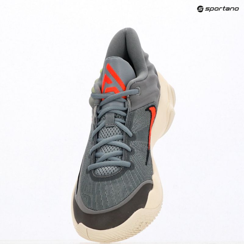 Vyriški krepšinio batai Nike Giannis Immortality 4 Cool Grey/Volt/Total Crimson 18
