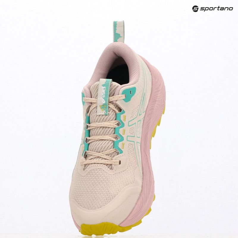 Moteriški bėgimo bateliai ASICS Trabuco Terra 3 mineral beige/aurora green 9