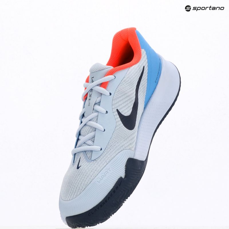 Vyriški batai Nike Vapor Lite 3 Clay hydrogen blue/hot lava/midnight navy 18