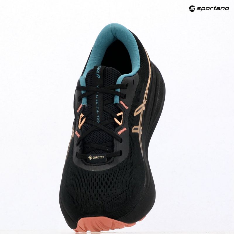 Moteriški bėgimo bateliai ASICS Gel-Pulse 17 GTX black/apricot crush 9