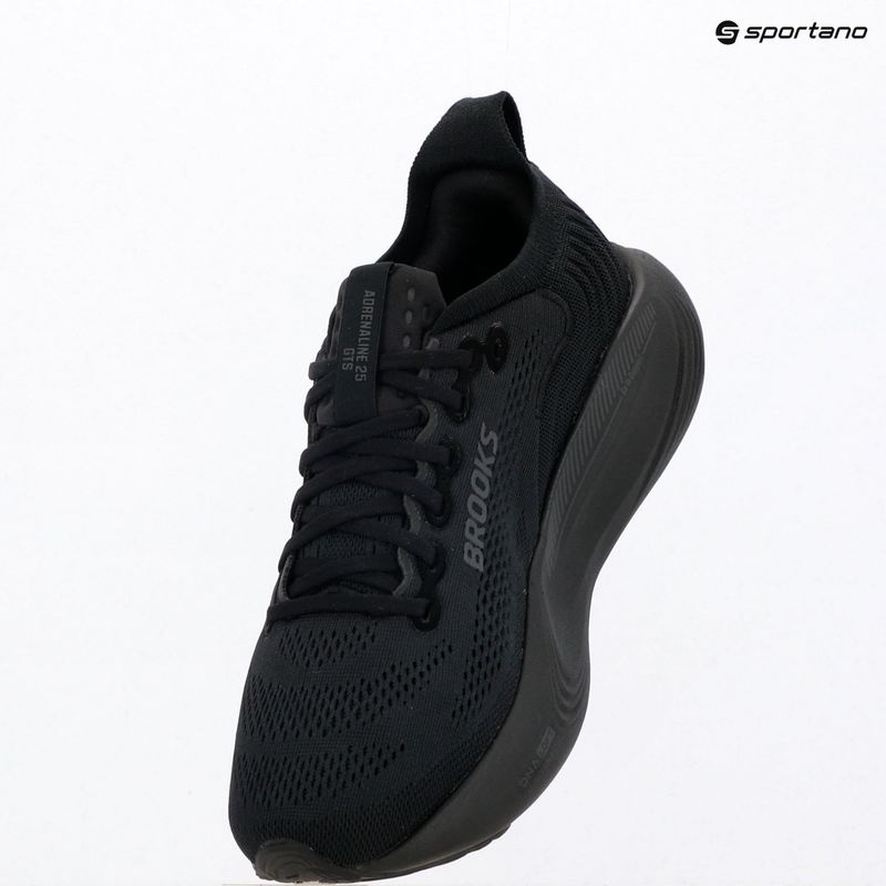Moteriški bėgimo batai Brooks Adrenaline GTS 25 black/black/ebony 10