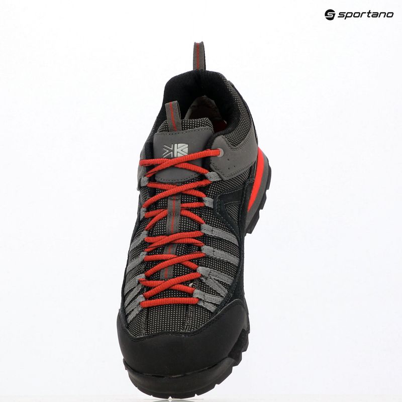 Vyriški trekingo batai Karrimor Spike Low black/red 9