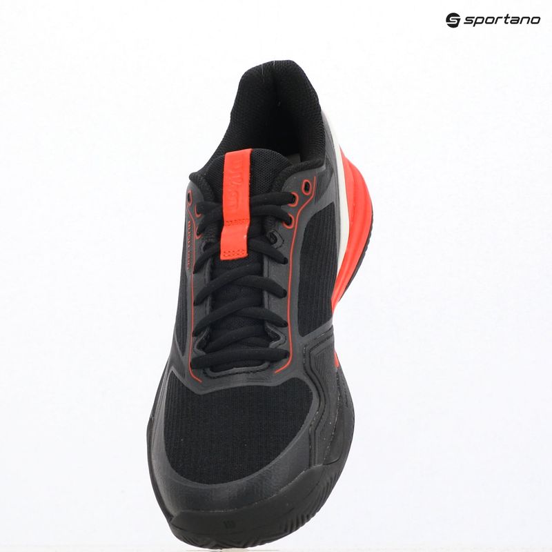 Vyriški teniso batai Wilson Rush Pro 5 black/infrared/white 9
