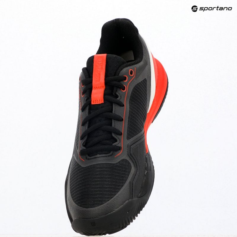 Vyriški teniso batai Wilson Rush Pro 5 Clay black/infrared/white 9