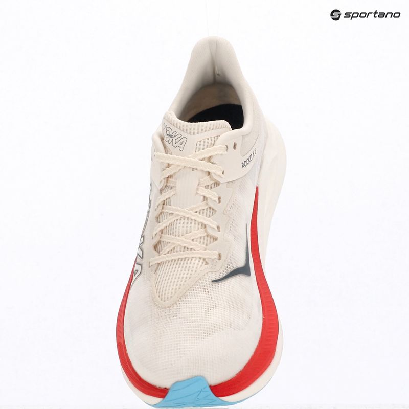 Bėgimo batai HOKA Rocket X 3 alabaster/frost 18