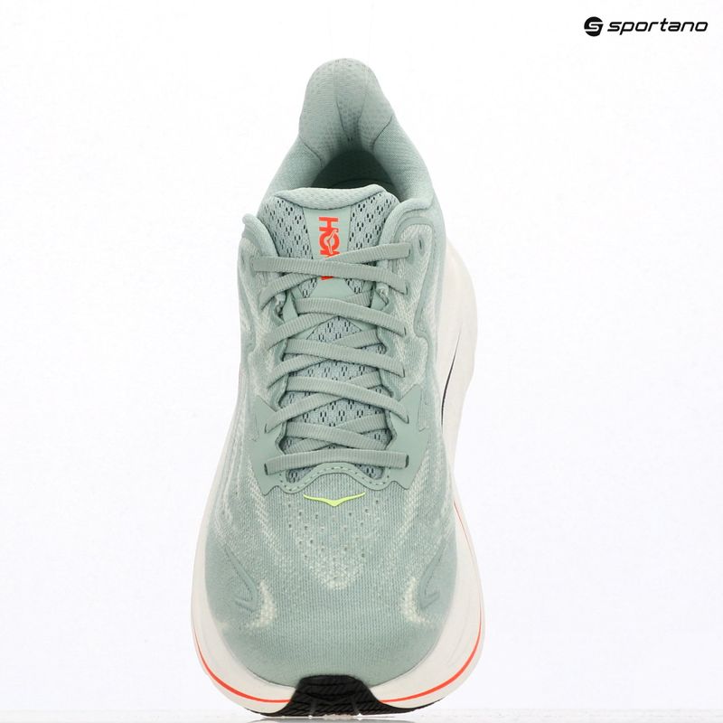 Vyriški bėgimo batai HOKA Clifton 10 Wide sage/neon flame 17