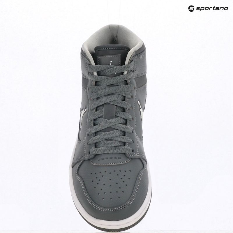 Vyriški batai Jordan Access Court Mid smoke grey/light smoke grey/white 10