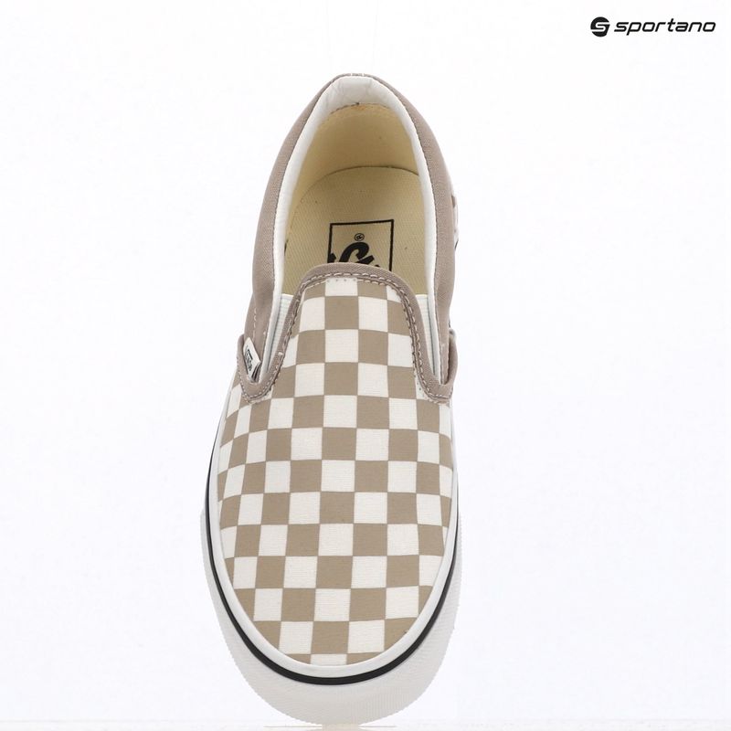 Batai Vans Ua Classic Slip-On color theory checkerboard mushroom  6