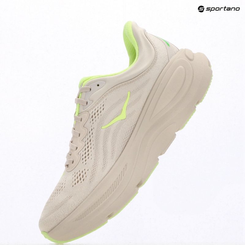 Vyriški bėgimo batai HOKA Bondi 9 grout/neon yuzu 10