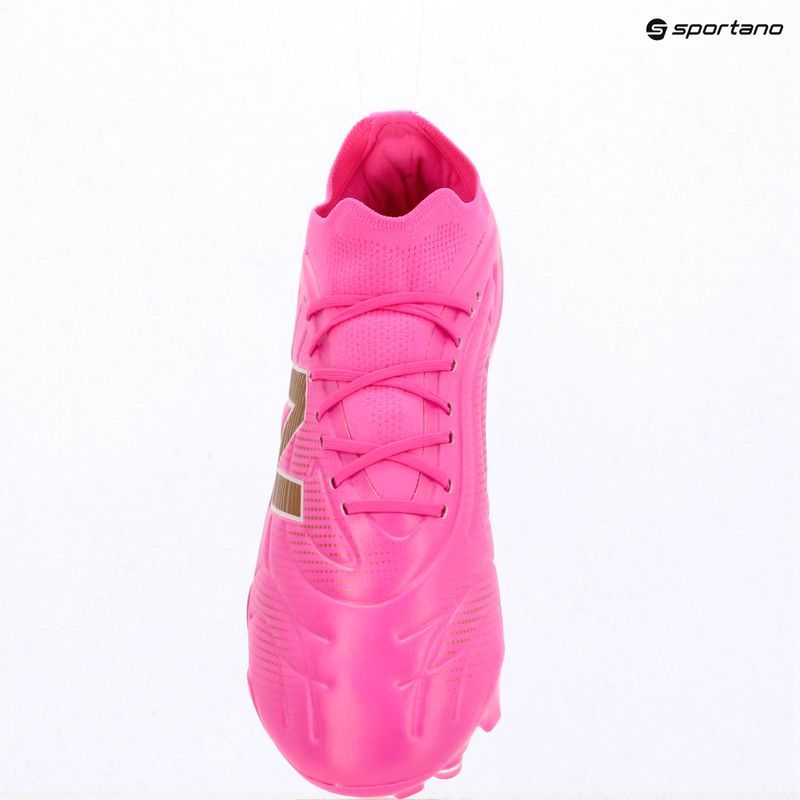 Futbolo batai New Balance Tekela Team Low V5 FG pink heat/metallic gold/pink satin 9