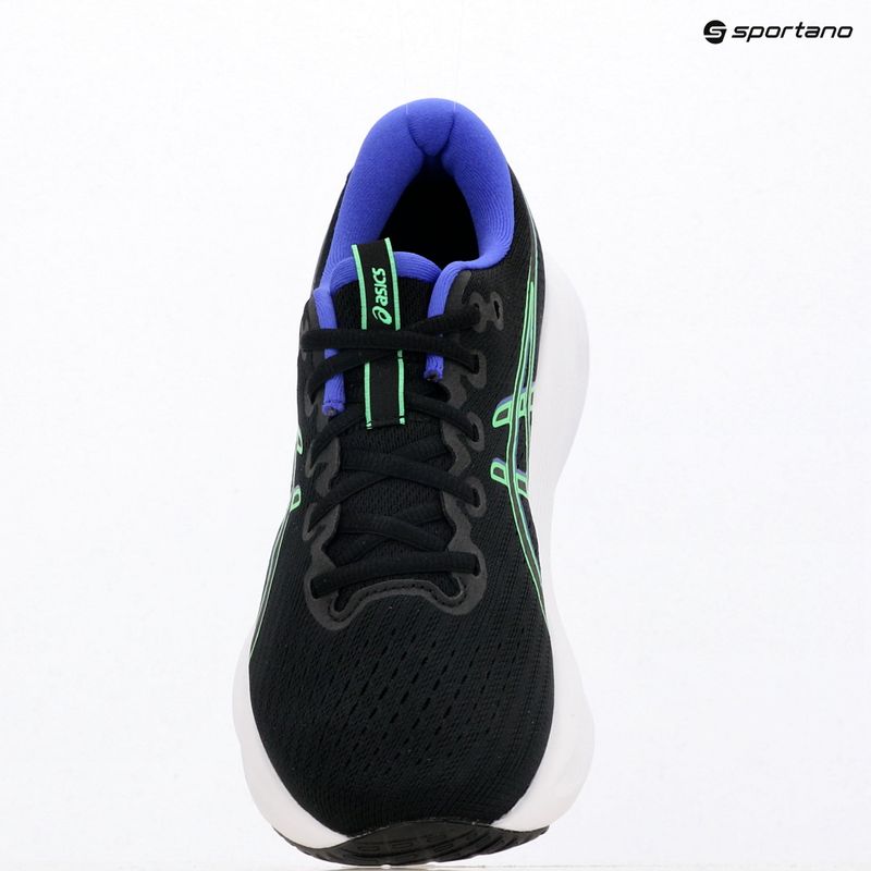 Vyriški bėgimo bateliai ASICS Gel-Excite 11 black/vital green 10