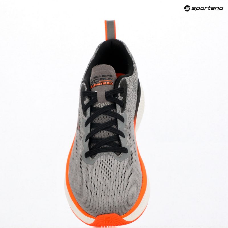 Vyriški bėgimo batai SKECHERS Go Run Elevate 2.0 Fluid Motion gray 10