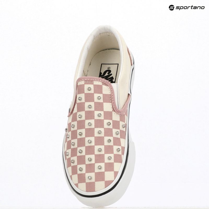 Batai Vans Ua Classic Slip-On rhinestone misty mauve 14