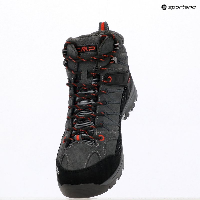 Vaikiški žygio batai CMP Rigel Mid Wp grey/ferrari 9