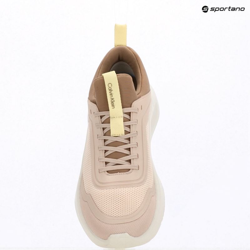 Moteriški batai Calvin Klein HW0HW03023 Light Runner Sock Mesh Lycra whisper pink/lemonade/silver mink 9