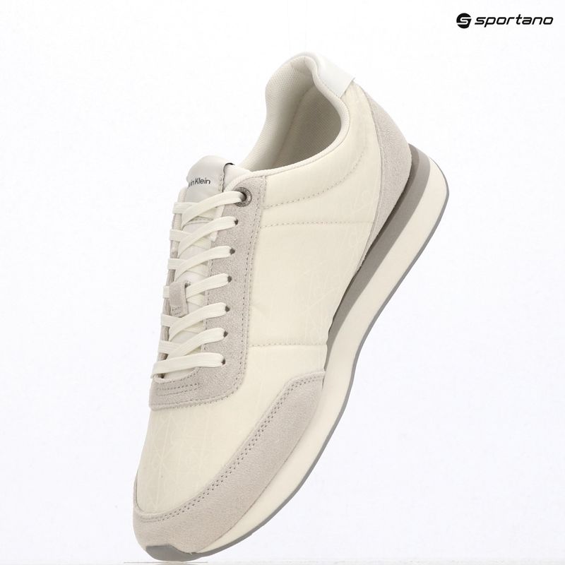 Vyriški batai Calvin Klein HM0HM02140 Retro Runner Ripstop Aop marshmallow/bright white 9