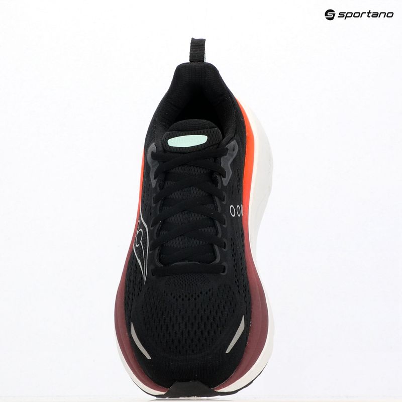 Vyriški bėgimo bateliai Saucony Hurricane 25 black/crimson 9