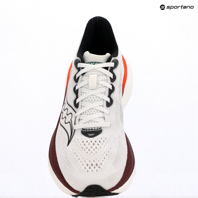 Vyriški bėgimo bateliai Saucony Ride 19 white/crimson 9