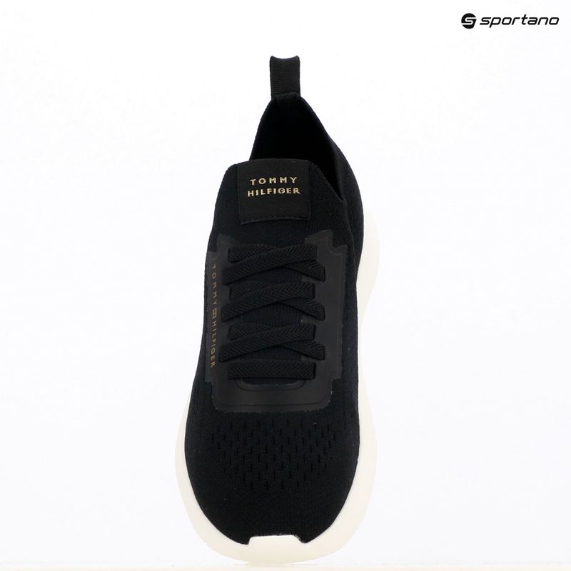 Moteriški batai Tommy Hilfiger Knit Extralight Runner juodi 9