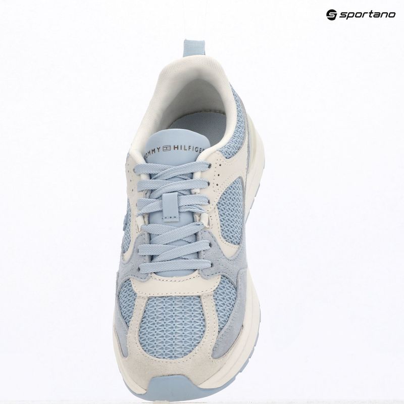Moteriški batai Tommy Hilfiger Mix Material Runner brezzy blue/ecru 9