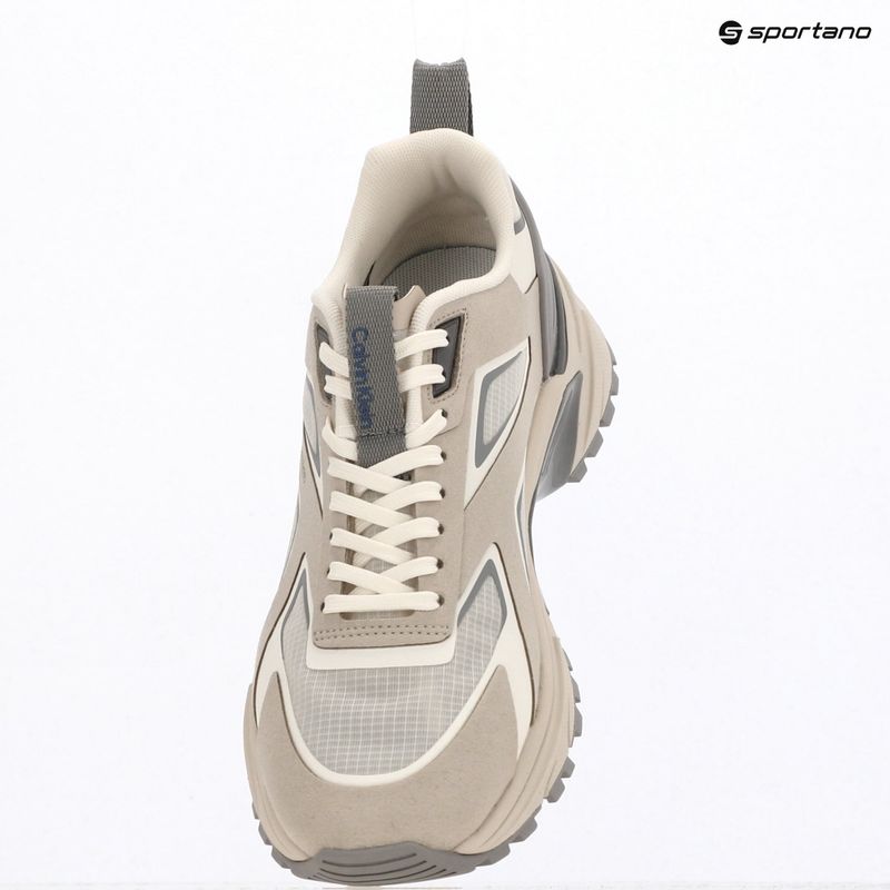 Moteriški batai Calvin Klein HW0HW03019 Hike Run Ckstripe Ripst oatmeal/marshmallow/cloudburst 9