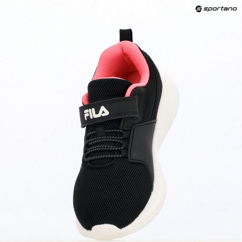 Vaikiški batai FILA Madrun Velcro black/sangria sunset 15