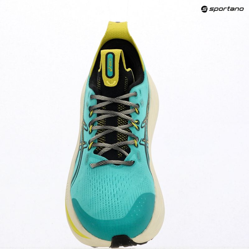 Vyriški bėgimo bateliai ASICS Gel-Nimbus 28 TR aurora green/black 16