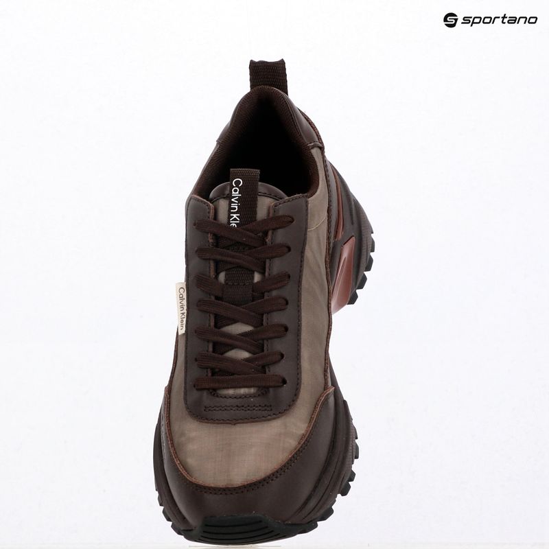 Moteriški batai Calvin Klein HW0HW02999 Hike Runner Organza Met Leather bordeaux/rhubarb 9