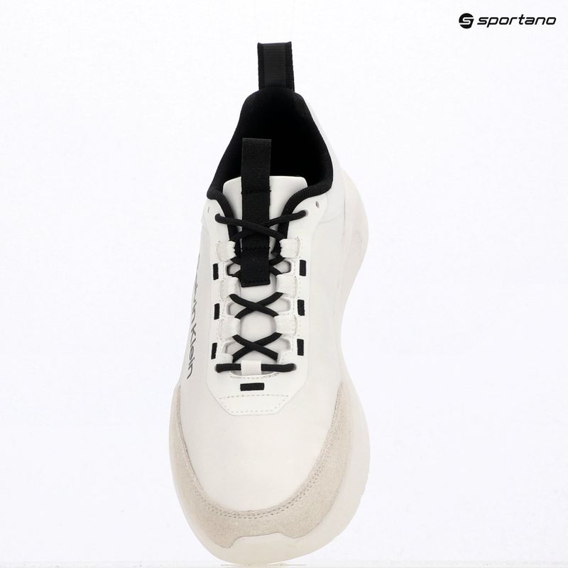 Vyriški batai Calvin Klein HM0HM02342 Light Eva Runn Essential Laceup Nylon Suede bright white/black 9