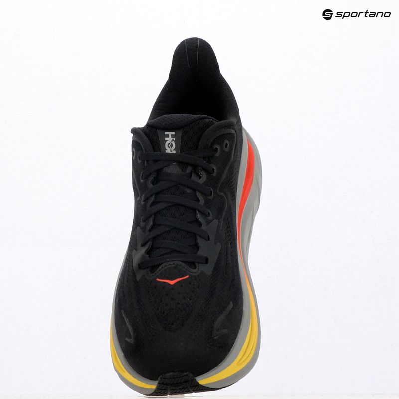 Vyriški bėgimo batai HOKA Clifton 10 black/grey 9
