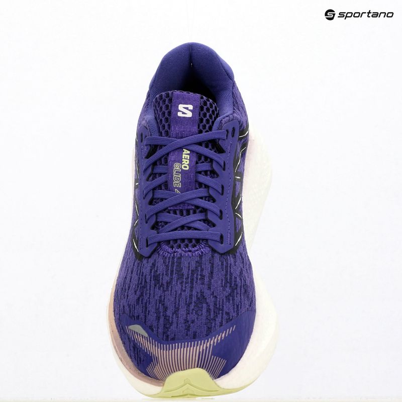 Moteriški bėgimo batai Salomon Aero Glide 4 deep blue/white/butterfly 9