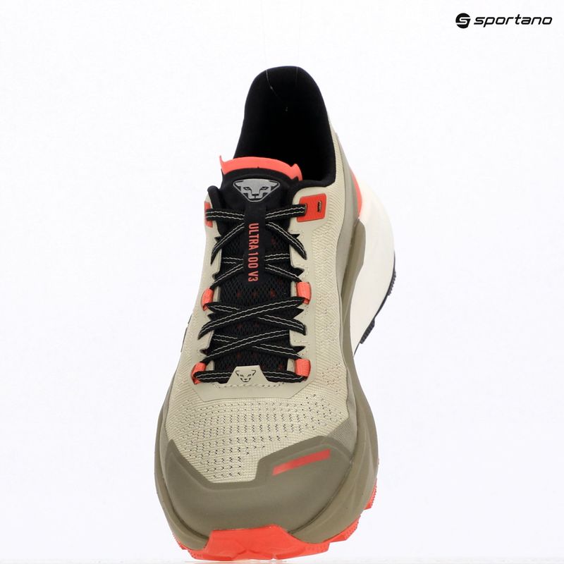 Moteriški bėgimo batai DYNAFIT Ultra 100 V3 rock khaki/overcast 9