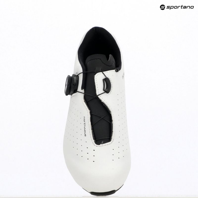 Vyriški plento dviračių batai Northwave Sonic Plus white/black 9