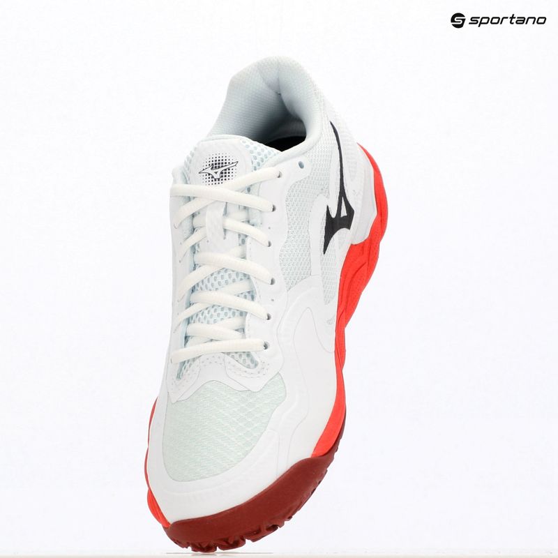 Vyriški teniso batai Mizuno Wave Enforce Court CC fiery red/white/sun-dried tomato 9
