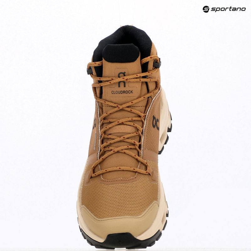 Moteriški batai On Cloudrock Mid Waterproof sphinx/sand 9
