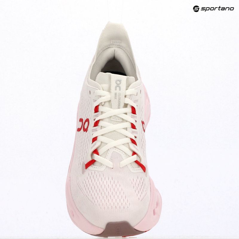 Moteriški bėgimo batai On Cloudsurfer Max ivory/peony 9