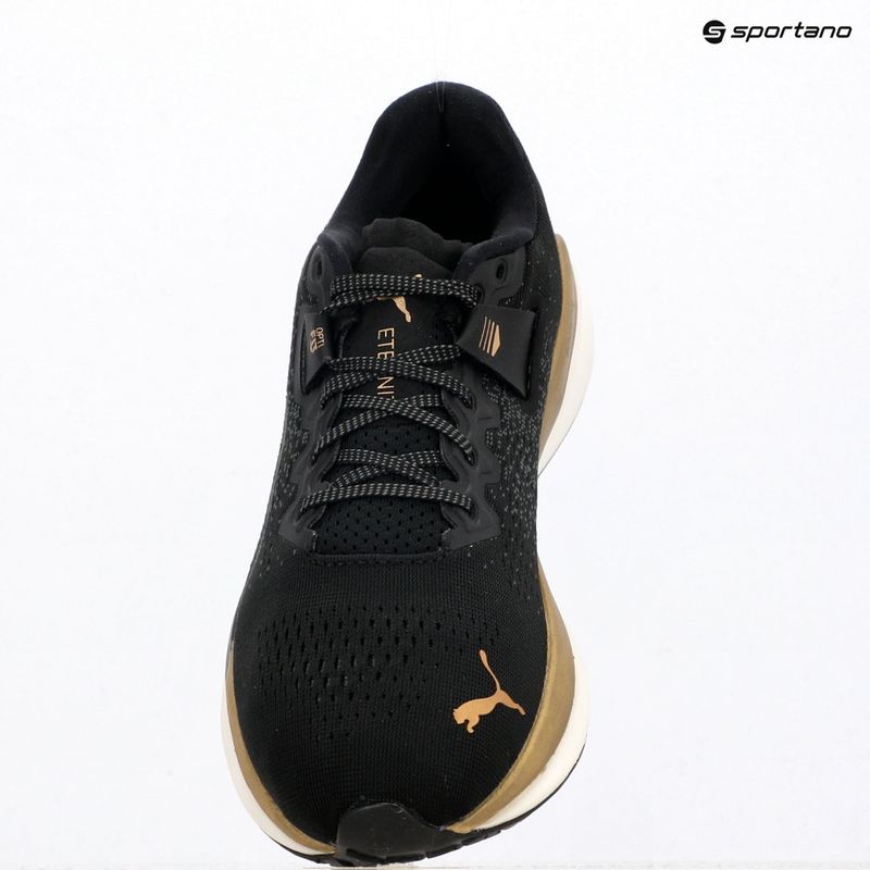 Moteriški bėgimo batai Puma Eternity Nitro black/gold/white 9