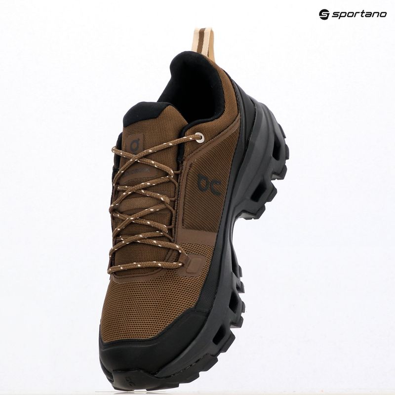 Vyriški batai On Cloudrock Low Waterproof earth/black 9