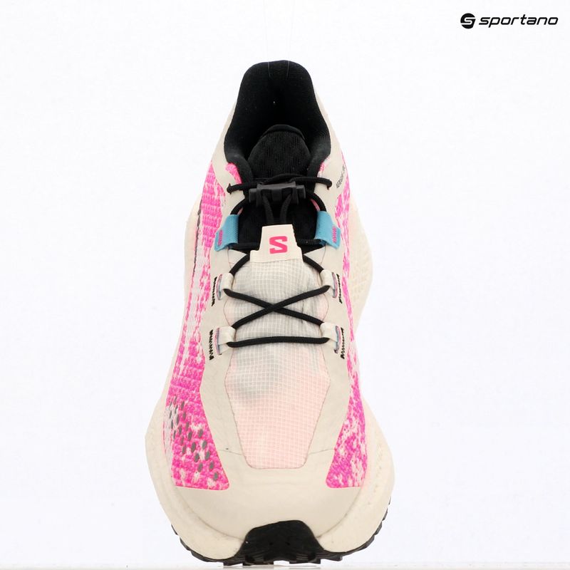 Moteriški bėgimo batai Salomon Aero Glide 4 GRVL vanilla ice/knockout pink/black 5