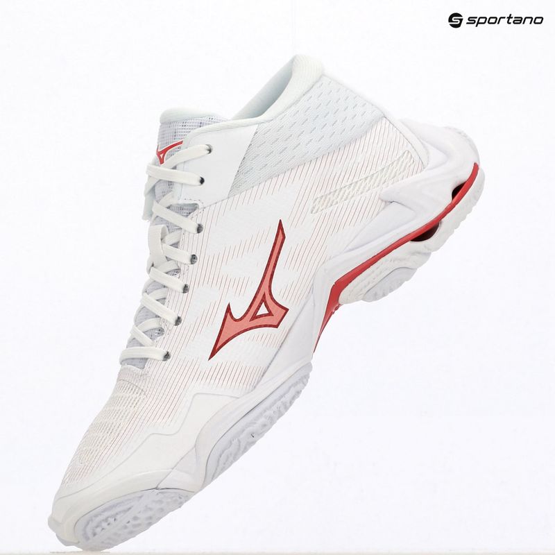 Moteriški tinklinio bateliai Mizuno Wave Lightning Elite Mid white/rose elegance/lava falls 4