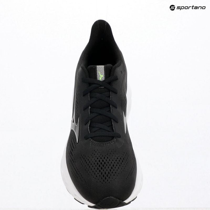 Vyriški bėgimo batai Mizuno Wave Serene 2 black/silver/glowing apple 3