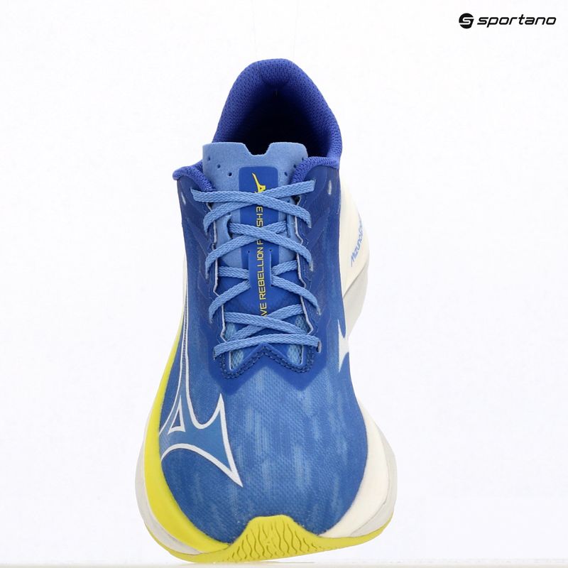 Moteriški bėgimo bateliai Mizuno Wave Rebellion Flash 3 ultramarine/dazzling blue/fortune yellow 4