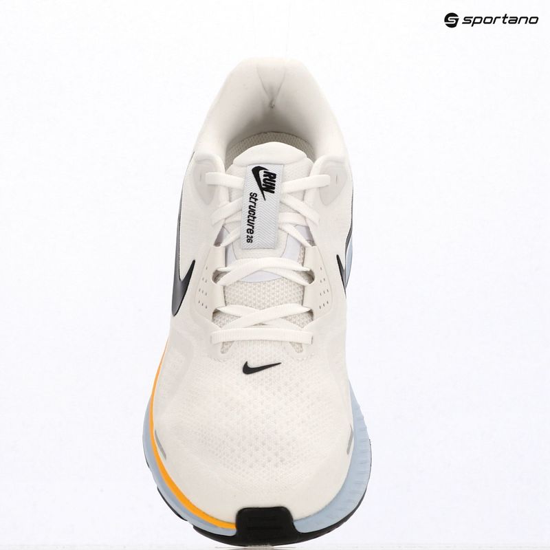 Vyriški bėgimo batai Nike Structure 26 white/hydrogen blue/total orange/black 7