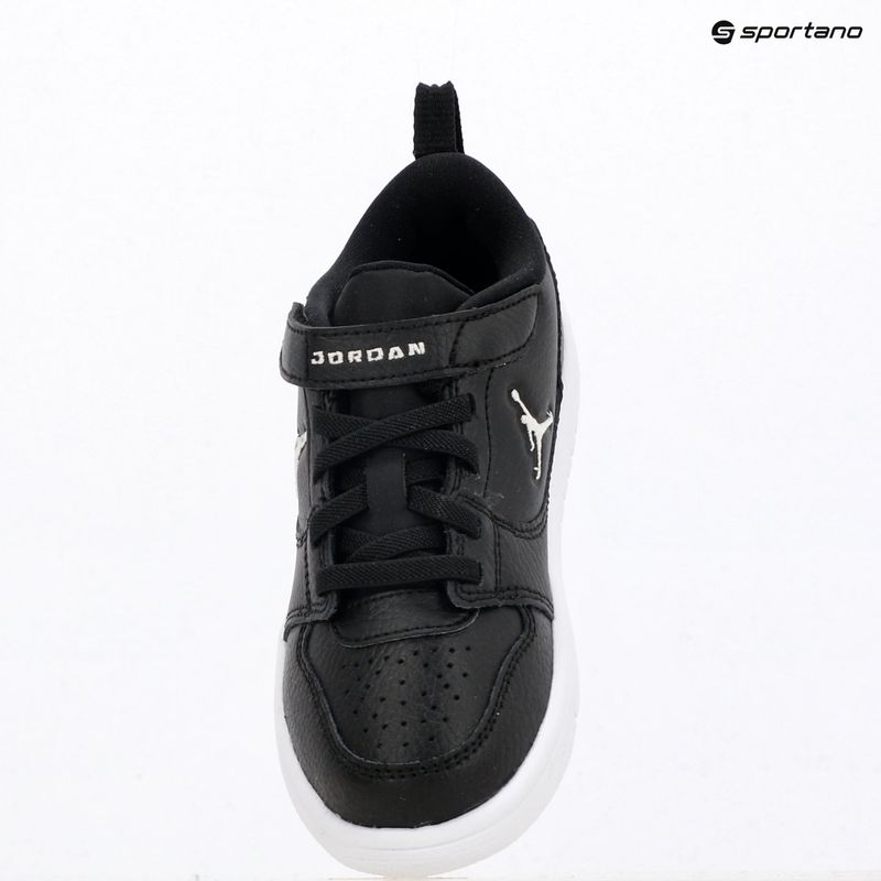 Vaikiški batai Jordan Court Connect Low black/white 6