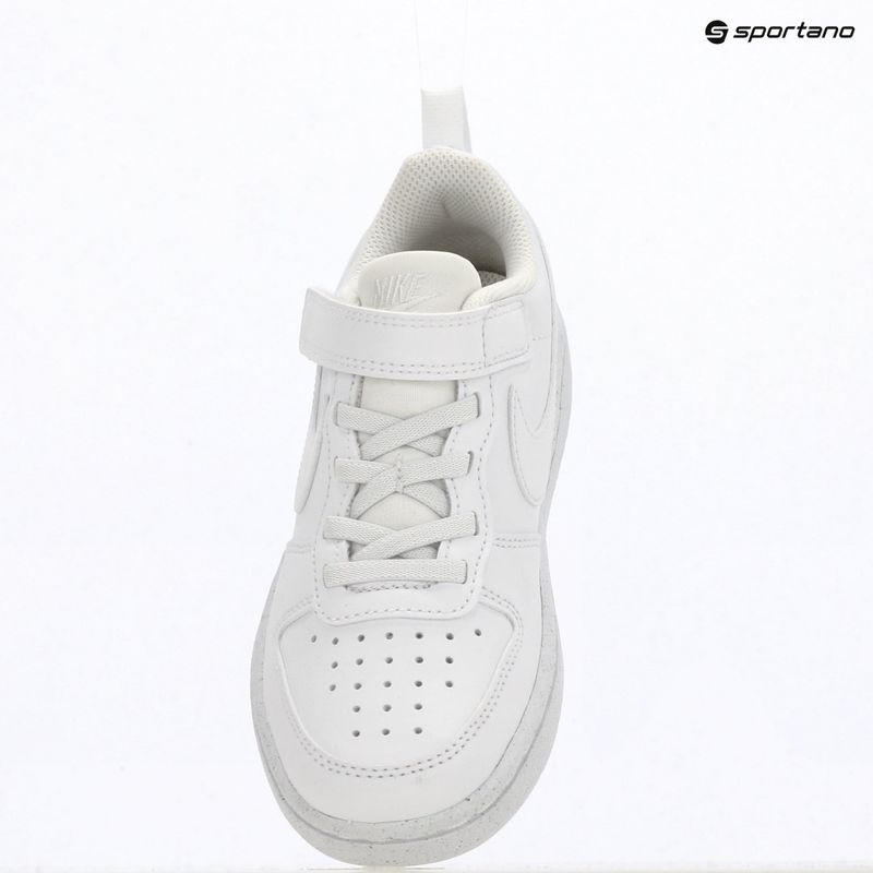 Vaikiški batai Nike Court Borough Low Recraft white/white/white 6