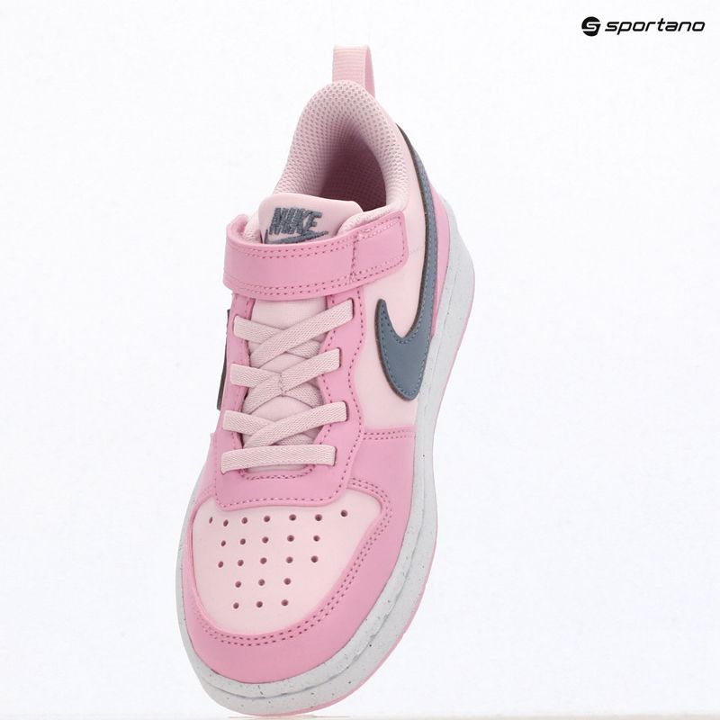 Vaikiški batai Nike Court Borough Low Recraft pink foam/pink rise/white/ashen slate 6