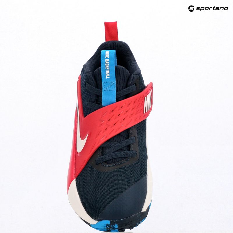 Vaikiški batai Nike Team Hustle D 12 tm navy/university red/photo blue/sail 6