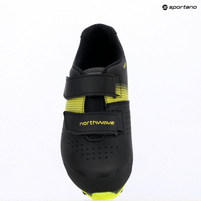 Vaikiški dviračių batai MTB Northwave Hammer Junior black/yellow fluo 5