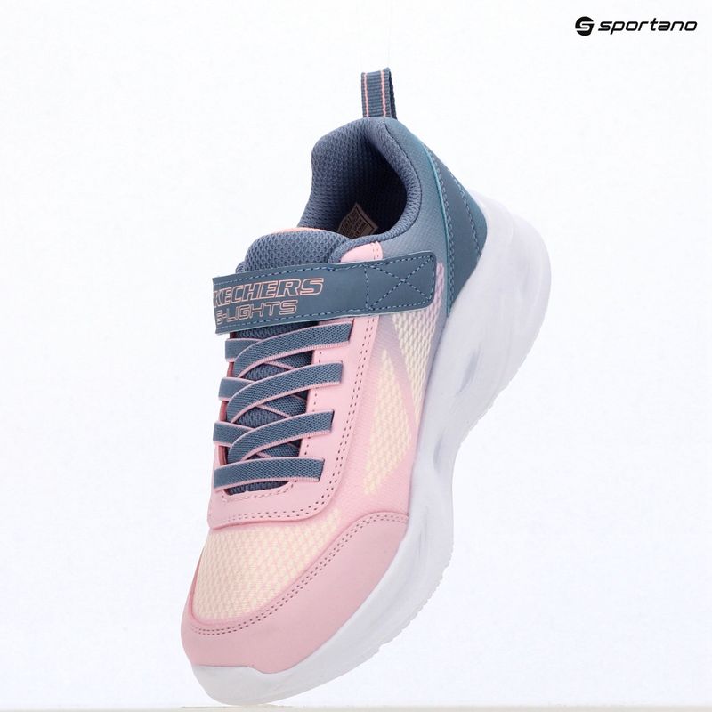Vaikiški batai SKECHERS Sola Glow Ombre Deluxe gray 12